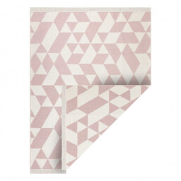 Dywan TWIN 22992 Geometryczny, bawełna, dwustronny Ekologiczny frędzle