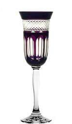 Kieliszki do szampana prosecco 6 sztuk fiolet 19526