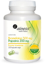 ALINESS Bromelaina 500mg Papaina 200mg 100vegcaps