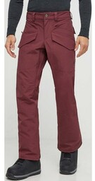 Burton spodnie Covert 2.0 kolor bordowy