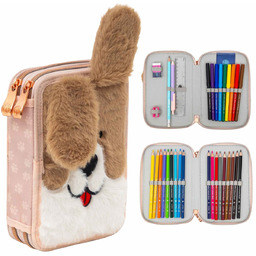 Astra, Piórnik 2-Komorowy Z Wyposażeniem Astrabag Fluffy Puppy