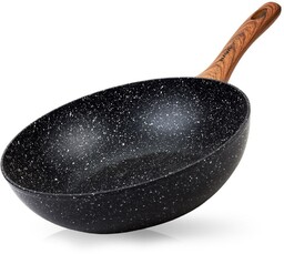 Patelnia wok granitowa NATURE 28 cm