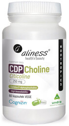 ALINESS CDP Choline Citicoline 250mg 60vegcaps