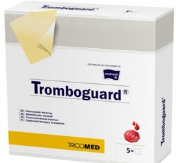 Opatrunek hemostatyczny do tamowania krwawienia Tricomed Tromboguard