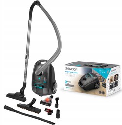 Cichy odkurzacz workowy 750W Hepa H13 dla alergików