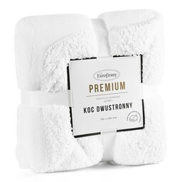Eurofirany Koc narzuta 150x200 Tedy biały dwustronny