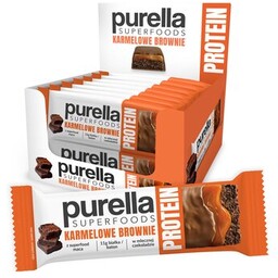 PURELLA Baton proteinowy Superfoods Karmelowe brownie (15 x