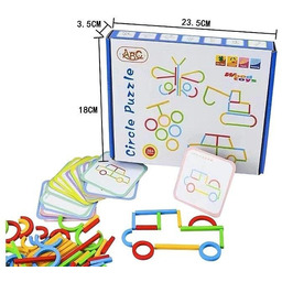 Klocki konstrukcyjne słomki