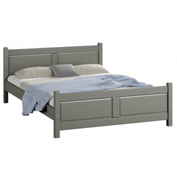 Łóżko drewniane Lena 160x200 szare