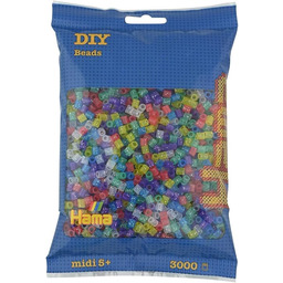 Hama Perlen Koraliki, Wielokolorowy, 3000 Sztuk