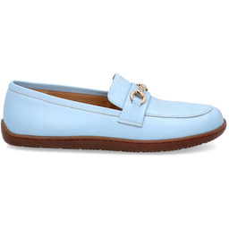 Skórzane mokasyny barefoot - TYMOTEO 2173/1 BŁĘKITNE