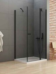 NEW TRENDY K-0544 kabina NEW SOLEO BLACK prostokątna