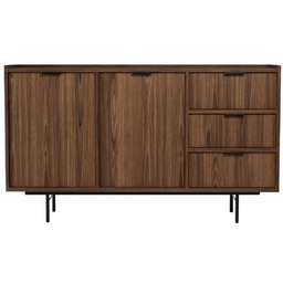 Komoda Edison Brown Warmia Walnut 2d3s