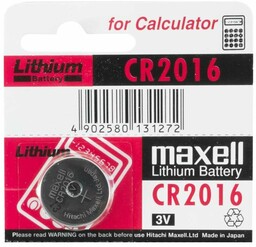 Bateria guzikowa / litowa mini Maxell CR2016