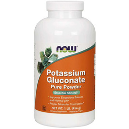 NOW Potassium Gluconate Pure Powder 454g