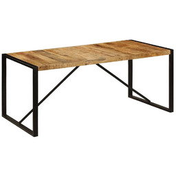 Edinos Industrialny stół z drewna mango 90x180 H9-Z60