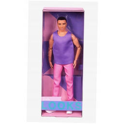 Barbie Looks Lalka Ken fiolet