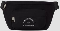 KARL LAGERFELD Czarna męska nerka K/rsg Nylon Bumbag