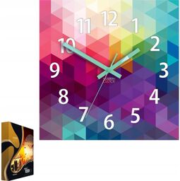 Zegar ścienny w stylu nowoczesnym akrylowy expressio