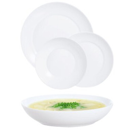LUMINARC Serwis obiadowy szklany Apy 6 osób (18