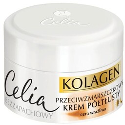 CELIA Kolagen Przeciwzmarszczkowy krem półtłusty do cery wrażliwej