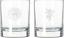 Game of Thrones zestaw 2 szklanek do whisky