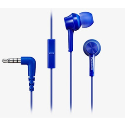 Słuchawki Panasonic RP-TCM115E douszne niebieskie