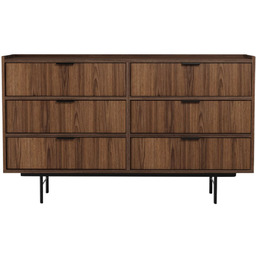 Komoda z szufladami Edison Brown Warmia Walnut 6s