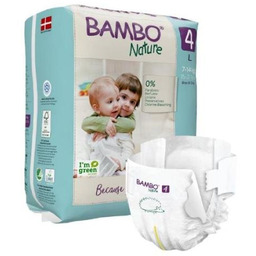 BAMBO Nature 4 (L 7-14kg) Pieluszki, 24 szt.