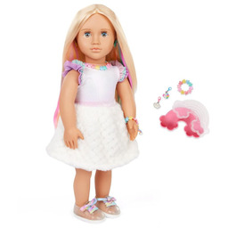 Lalka Mariana 46cm z zestawem biżuterii DIY