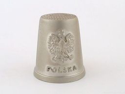 Naparstek metalowy - Polska (orzeł)