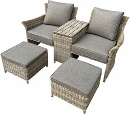 Sofa ogrodowa Milos Plus Beige / Beige Melange