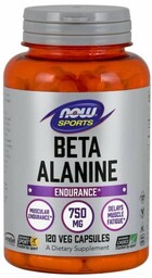 Now Foods Beta Alanine 750 Mg - 120