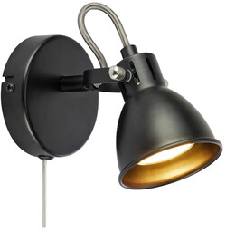 Kinkiet MION 1L Matt Black 108846 - Markslojd