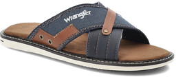 Wrangler Granatowe Klapki Modne Obuwie Męskie