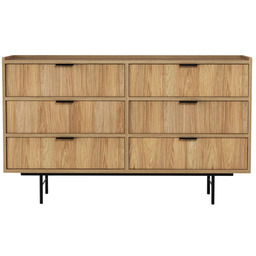 Komoda z szufladami Edison Hikora 6s