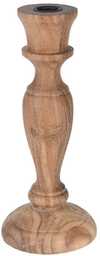Świecznik drewniany 25,5 cm