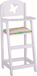 Białe krzesełko do karmienia lalki, Susibelle, 51657-goki, zabawki