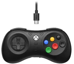 8BitDo M30 Wired do PC, Xbox Czarny Gamepad