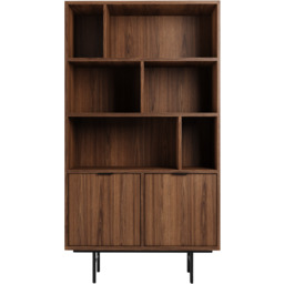 Regał na książki Edison Brown Warmia Walnut
