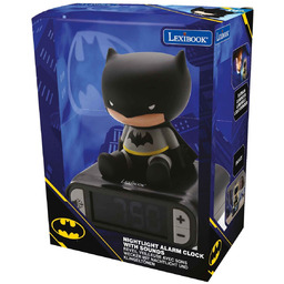 Budzik Cyfrowy Z Lampką Nocną Batman I Efektami