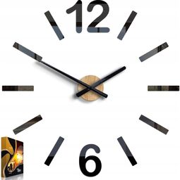 Zegar ścienny w stylu nowoczesnym akrylowy forest okrągły