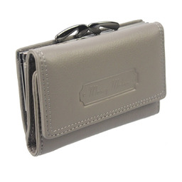 Portfel Damski Skórzany MONEY MAKER Skóra Licowa Klamra