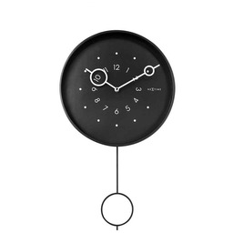Nextime Zegar ścienny (czarny) Loop