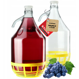 Gąsior Balon na wino z korkiem 5L, 2