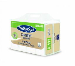 Ręcznik papierowy BulkySoft Comfort De-inked, składany typu V-Fold