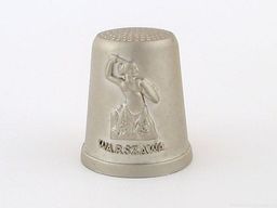 Naparstek metalowy - Warszawa (syrenka)