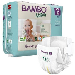 BAMBO Nature Mini 2 (S 3-6kg) Pieluszki, 30szt.