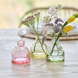 Ginger Ray Wielkanocne kolorowe szklane wazony na kwiaty