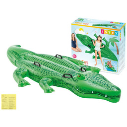 Materac plażowy do pływania KROKODYL GIGANT Intex 58562